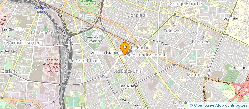 localisation de l'entreprise COMTEP à LYON
