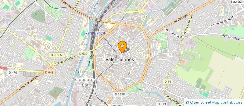 localisation de l'entreprise COMTESSE DU HAINAUT à VALENCIENNES