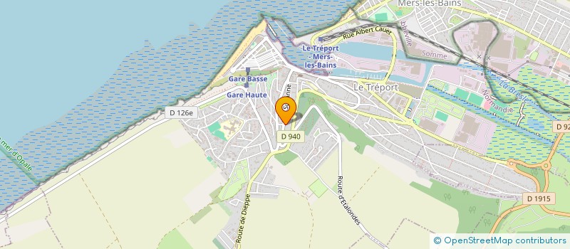 localisation de l'entreprise COMTESSE INVEST  LE TREPORT