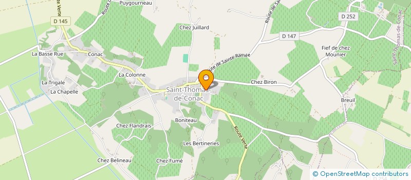 localisation de l'entreprise COMTESSE MMCGI  SAINT-THOMAS-DE-CONAC