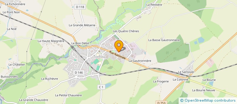 localisation de l'entreprise COMTOIS MECANIQUE  LA ROMAGNE