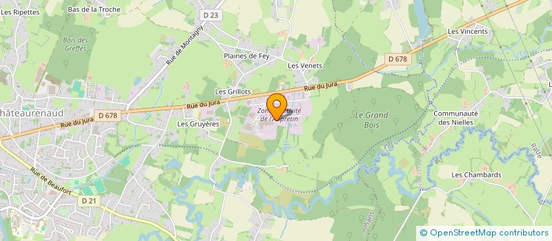 localisation de l'entreprise COMTOISE DE SPECIALITES FROMAGERES à LOUHANS
