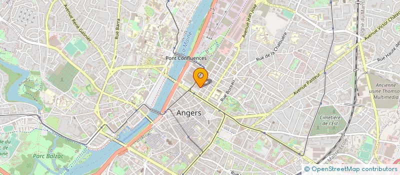 localisation de l'entreprise COMUE ANGERS - LE MANS à ANGERS