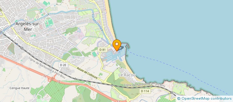 localisation de l'entreprise COMUGU  ARGELES-SUR-MER