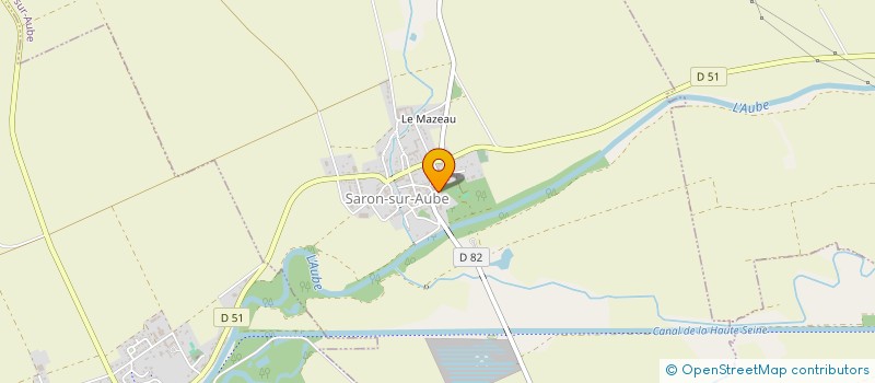 localisation de l'entreprise COMUNART  SARON-SUR-AUBE