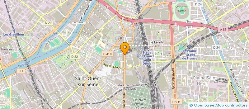 localisation de l'entreprise COMUNDI à SAINT-DENIS