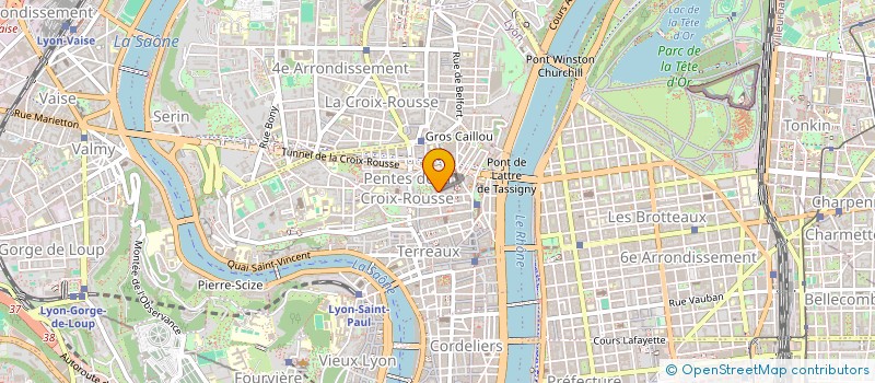 localisation de l'entreprise COMUNIK'ARTS à LYON