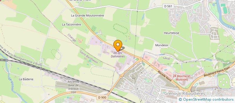 localisation de l'entreprise COMUNIKA à CHANGE