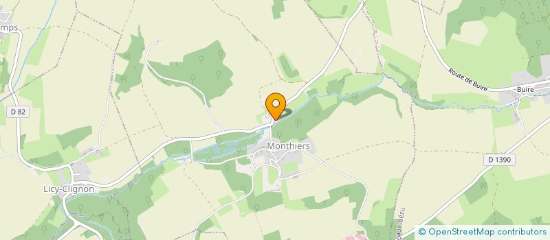 localisation de l'entreprise COMUNYKA à MONTHIERS