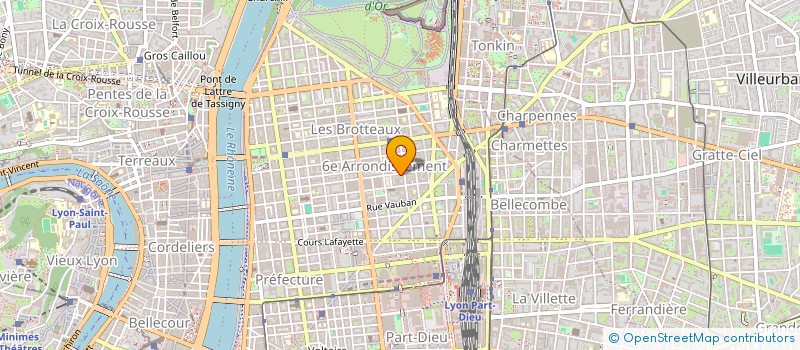 localisation de l'entreprise COMUP  LYON