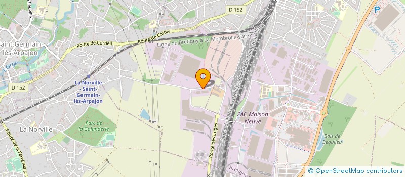 localisation de l'entreprise COMUS à SAINT-GERMAIN-LES-ARPAJON