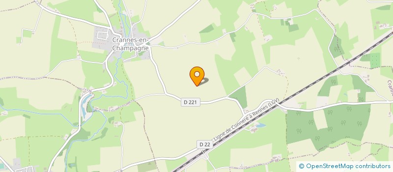 localisation de l'entreprise COMUS TRAITEUR à CRANNES EN CHAMPAGNE