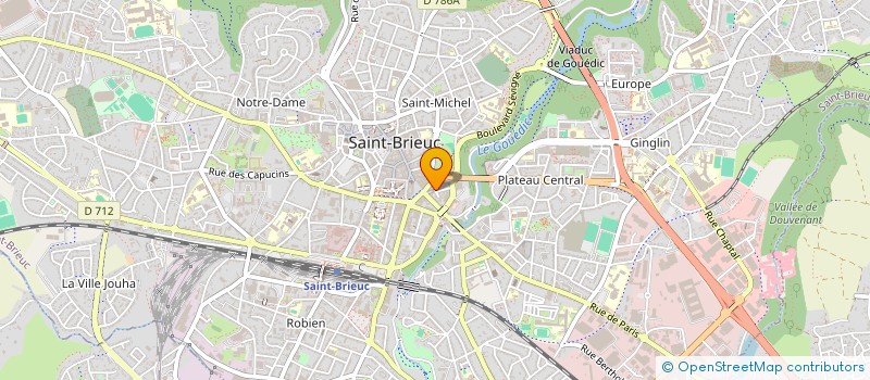 localisation de l'entreprise COMUSI à SAINT-BRIEUC