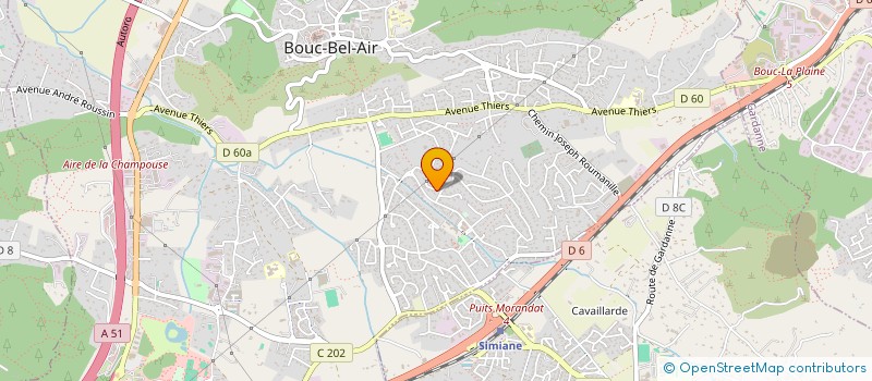localisation de l'entreprise COMUTER à BOUC-BEL-AIR