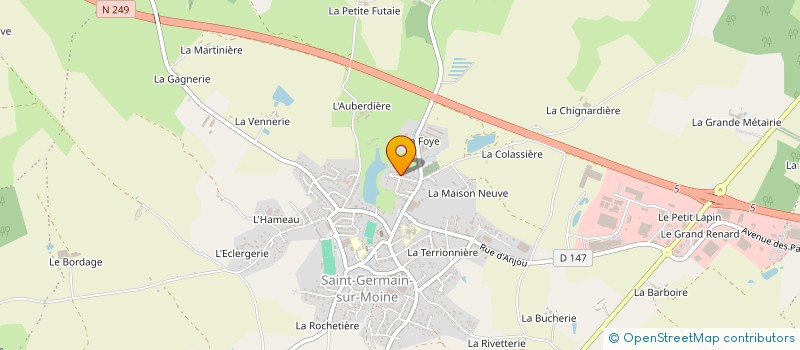 localisation de l'entreprise COMV à SEVREMOINE