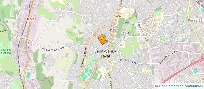 localisation de l'entreprise COMVENTIS à SAINT-GENIS-LAVAL