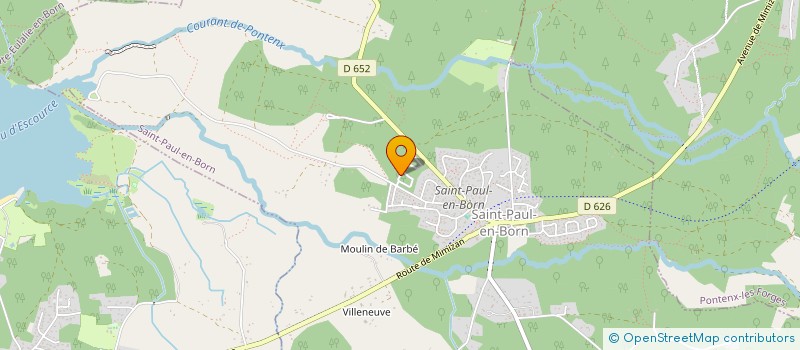 localisation de l'entreprise COMVILH  SAINT-PAUL-EN-BORN