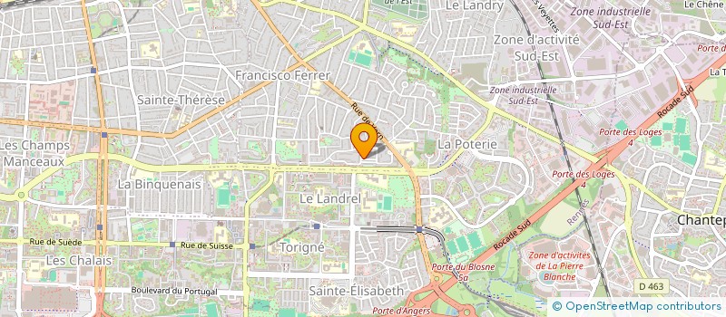 localisation de l'entreprise COMVOX à RENNES