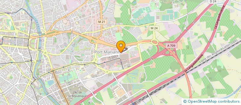 localisation de l'entreprise COMWATT à MONTPELLIER