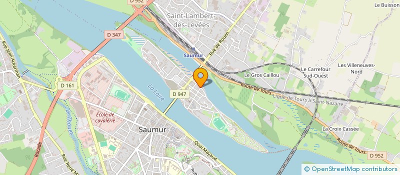 localisation de l'entreprise COMWIP à SAUMUR