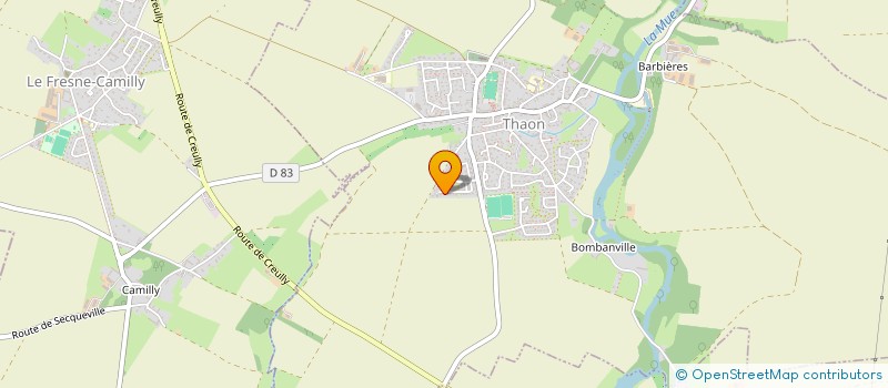 localisation de l'entreprise COMYFORM  THAON