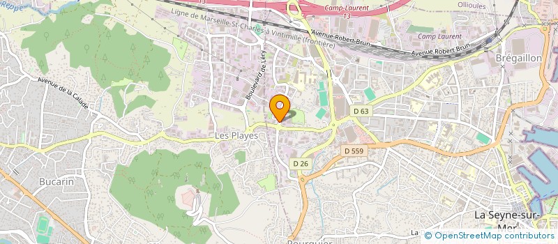 localisation de l'entreprise COMYWEB  TOULON