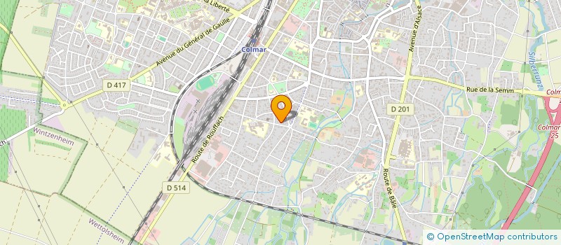 localisation de l'entreprise CON.FORM-BIMUREG à COLMAR