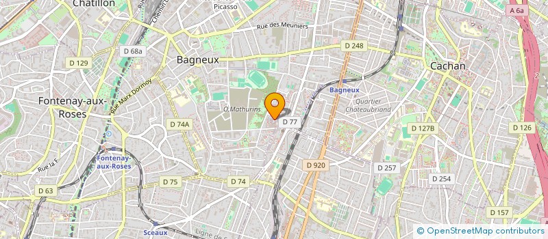 localisation de l'entreprise CONAN à BAGNEUX
