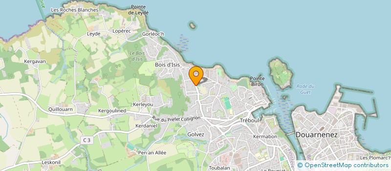 localisation de l'entreprise CONAN  DOUARNENEZ