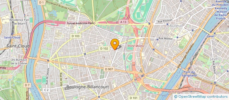 localisation de l'entreprise CONAN  BOULOGNE-BILLANCOURT