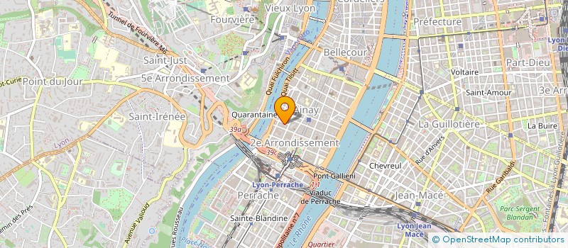 localisation de l'entreprise CONAN BELLEVILLE HOTEL D'AINAY à LYON