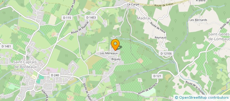 localisation de l'entreprise CONAN CHARPENTE  SAINT-CAPRAIS-DE-BORDEAUX