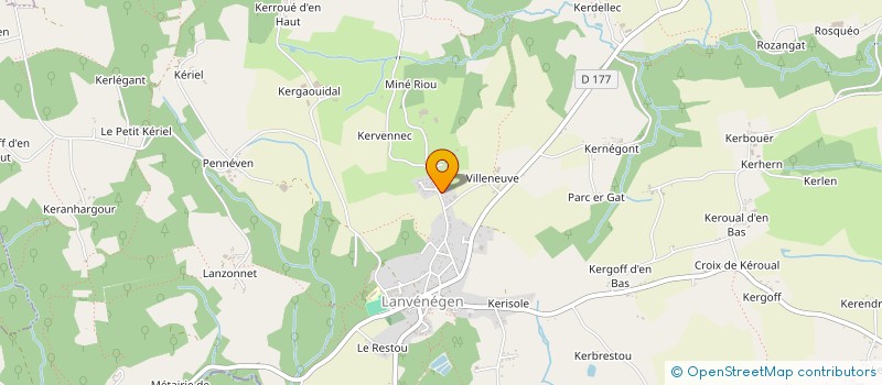 localisation de l'entreprise CONAN CLOAREC à LANVENEGEN