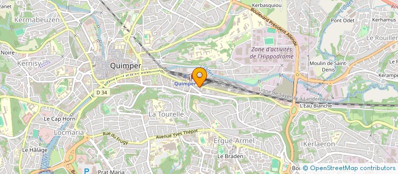 localisation de l'entreprise CONAN MARTINEZ INDIVISION à QUIMPER