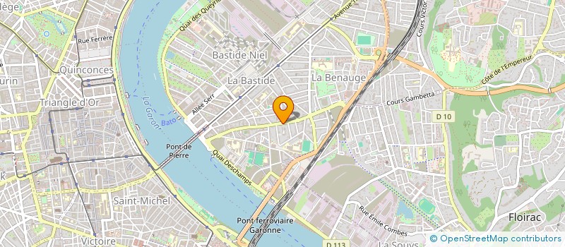 localisation de l'entreprise CONATUS à BORDEAUX
