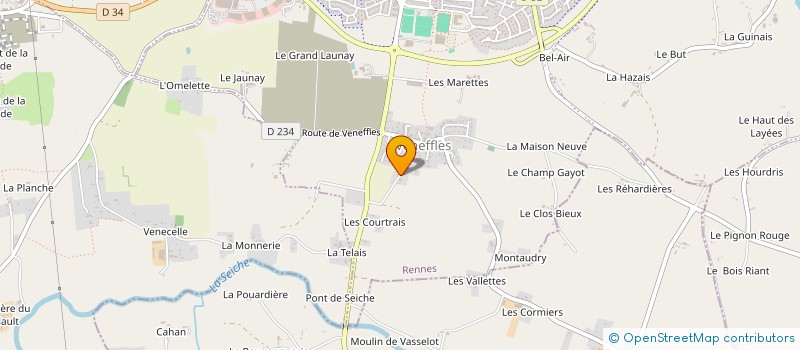 localisation de l'entreprise CONATUS  CHATEAUGIRON