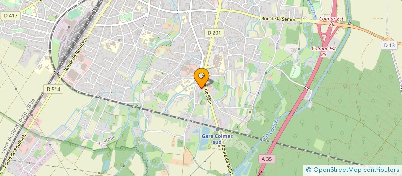 localisation de l'entreprise CONCAR FRANCE à COLMAR