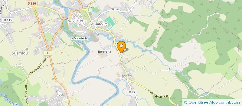 localisation de l'entreprise CONCARET  NAVARRENX