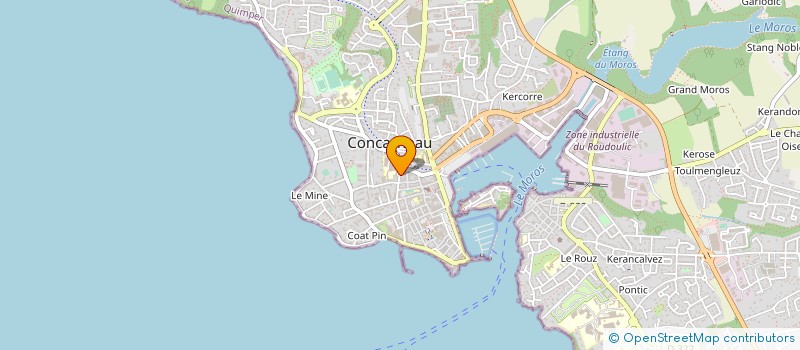 localisation de l'entreprise CONCARNAGGLO TERRITOIRE ZERO CHOMEUR DE LONGUE DUREE à CONCARNEAU