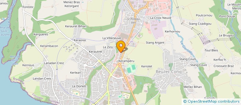 localisation de l'entreprise CONCARNEAU à CONCARNEAU