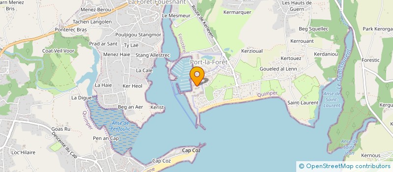 localisation de l'entreprise CONCARNEAU ELECTRONIQUE SERVICE à LA FORET-FOUESNANT