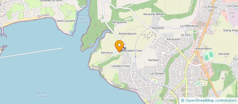 localisation de l'entreprise CONCARNEAU LOISIRS à CONCARNEAU