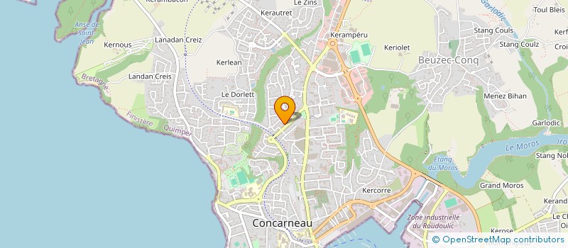 localisation de l'entreprise CONCARNEAU SUBAQUA à CONCARNEAU