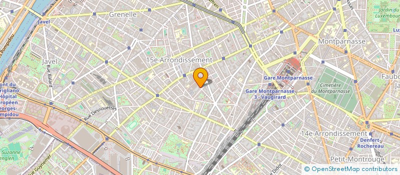 localisation de l'entreprise CONCASSAGE TRAVAUX PUBLICS ET MATERIAUX  PARIS