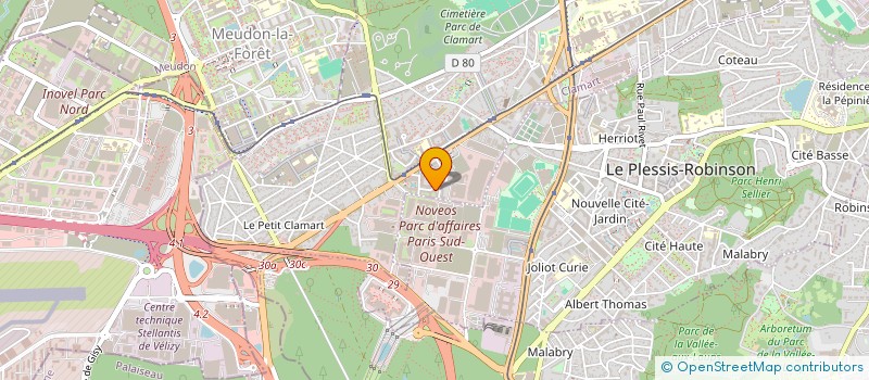 localisation de l'entreprise CONCEHP à CLAMART
