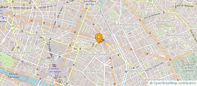 localisation de l'entreprise CONCENTRA FRANCE SARL à PARIS
