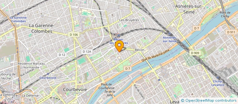 localisation de l'entreprise CONCEP ASSIST TECHN ELECTRIQUE MECANIQUE à COURBEVOIE