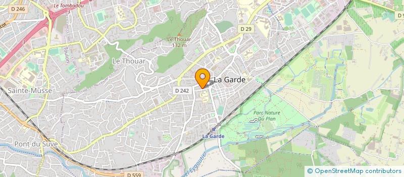 localisation de l'entreprise CONCEP REALI ASSIST LOGIST INFORMAT ENT à LA GARDE