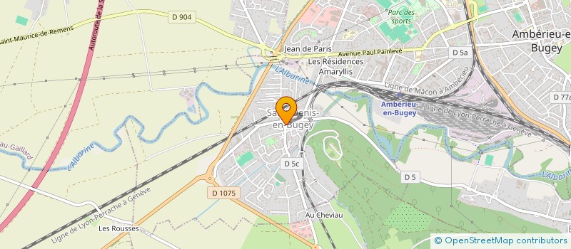 localisation de l'entreprise CONCEP'S CREW  AMBERIEU-EN-BUGEY