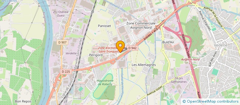 localisation de l'entreprise CONCEPETAP  LE PONTET